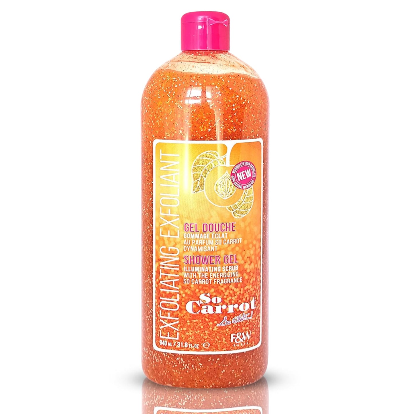 FAIR & WHITE So Carrot Body Scrub Body Wash 31.8 Floz / 940ml