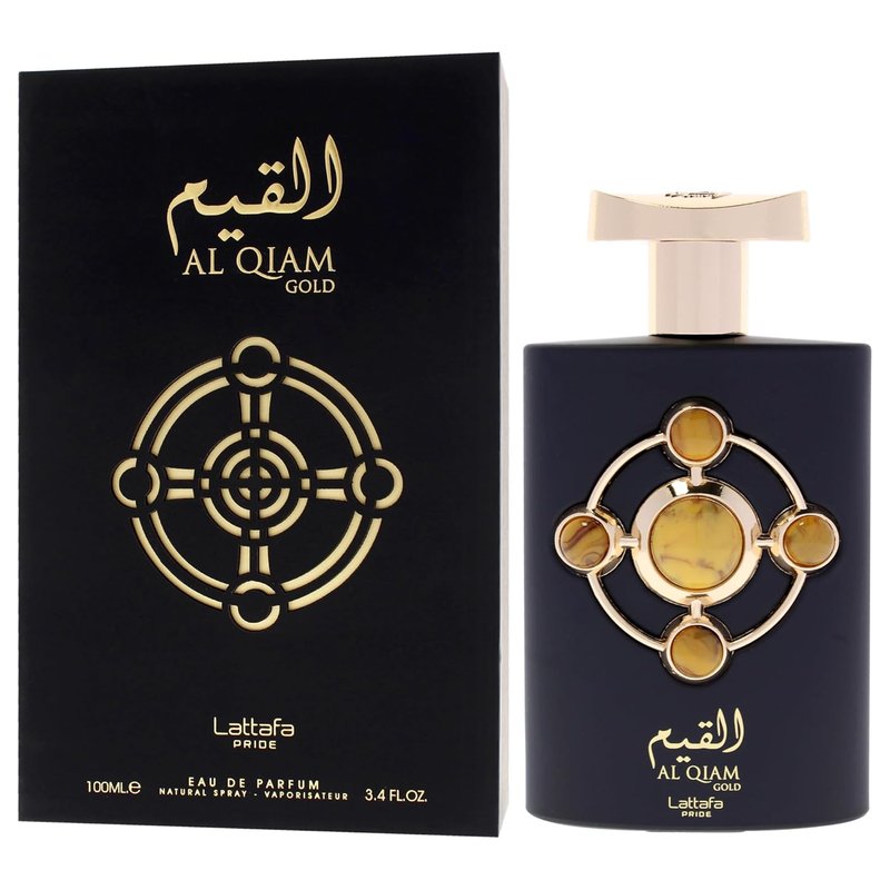 Lattafa Al Qiam Gold Eau de Parfum Spray for Unisex - 3.4 Ounce Fragrance
