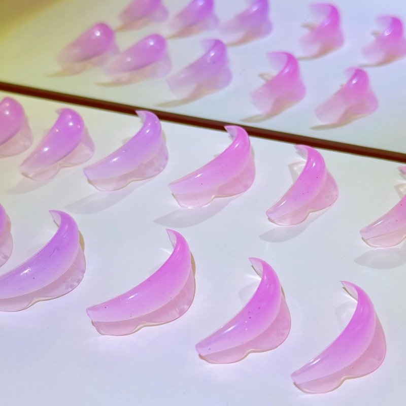Lash Lift Shields C Curl - Flexible Eyelash Perm Rods for Natural Curl | 5 Sizes Available, Pink