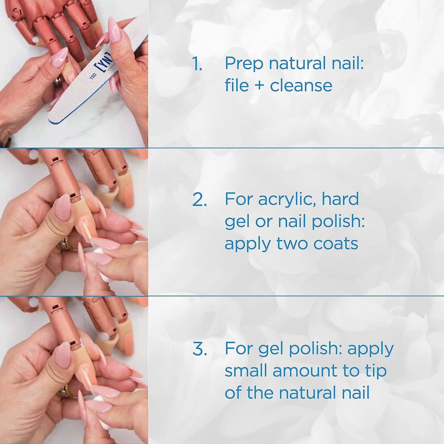 Young Nails Protein Bond - Non-Acidic Nail Primer, Enhanced Adhesion for Gel Polish & Acrylic, Nail Dehydrator, PH Bonder for Gel Nails, 0.25 oz