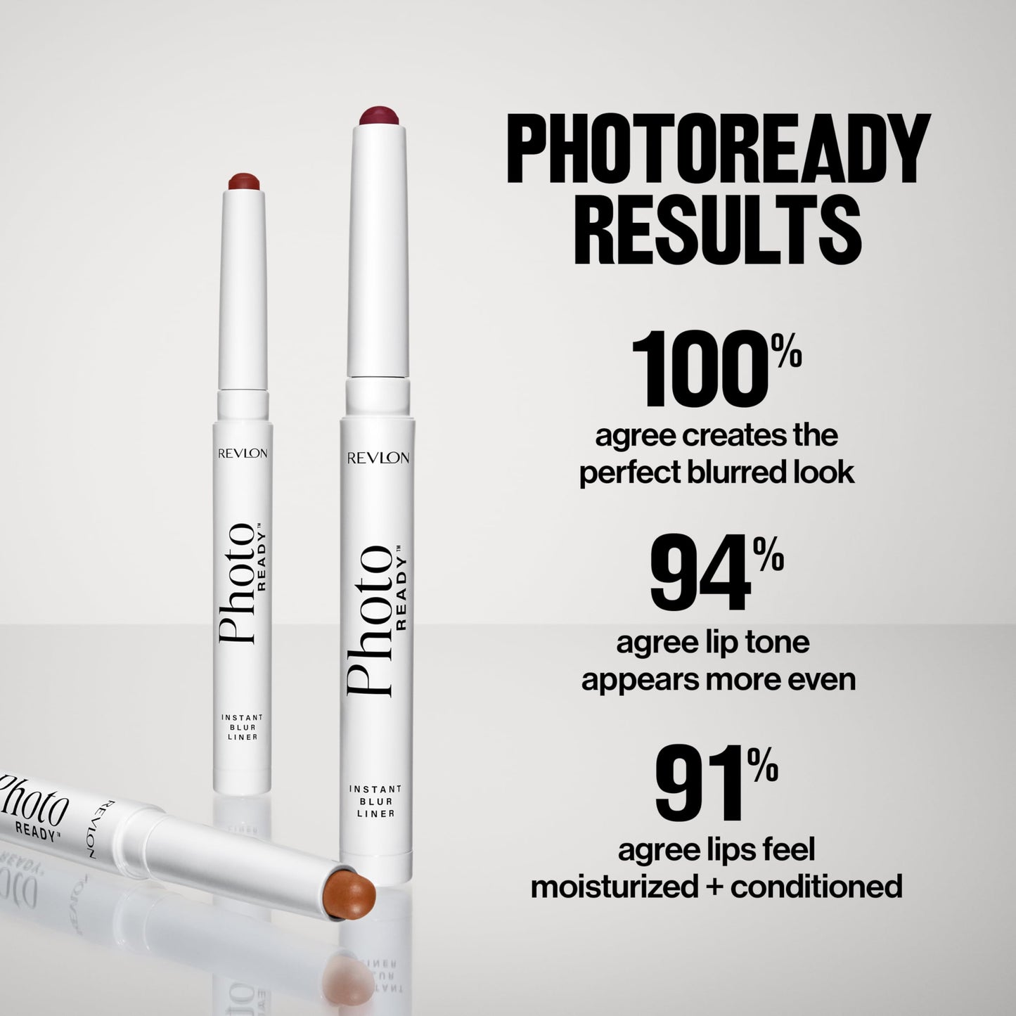 REVLON PhotoReady Instant Blur Liner, Soft Matte Lip Makeup to Overline for Instant Natural, Fuller-Looking Lips, Sheer-to-Buildable, 007 Filters, 0.05 oz