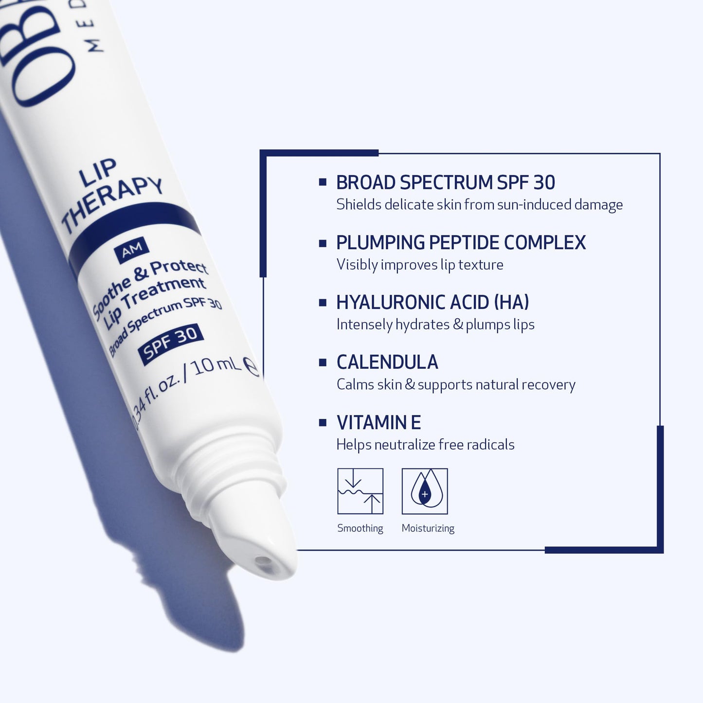 Obagi Lip Therapy SPF 30 Soothe & Protect Lip Balm Treatment – .34 oz