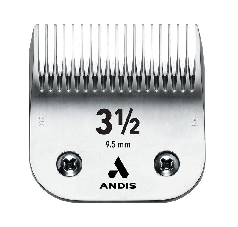 Andis CeramicEdge Clipper Blade - Carbon-Infused Steel, 3-1/2 Size | 3/8-Inch Cut Length
