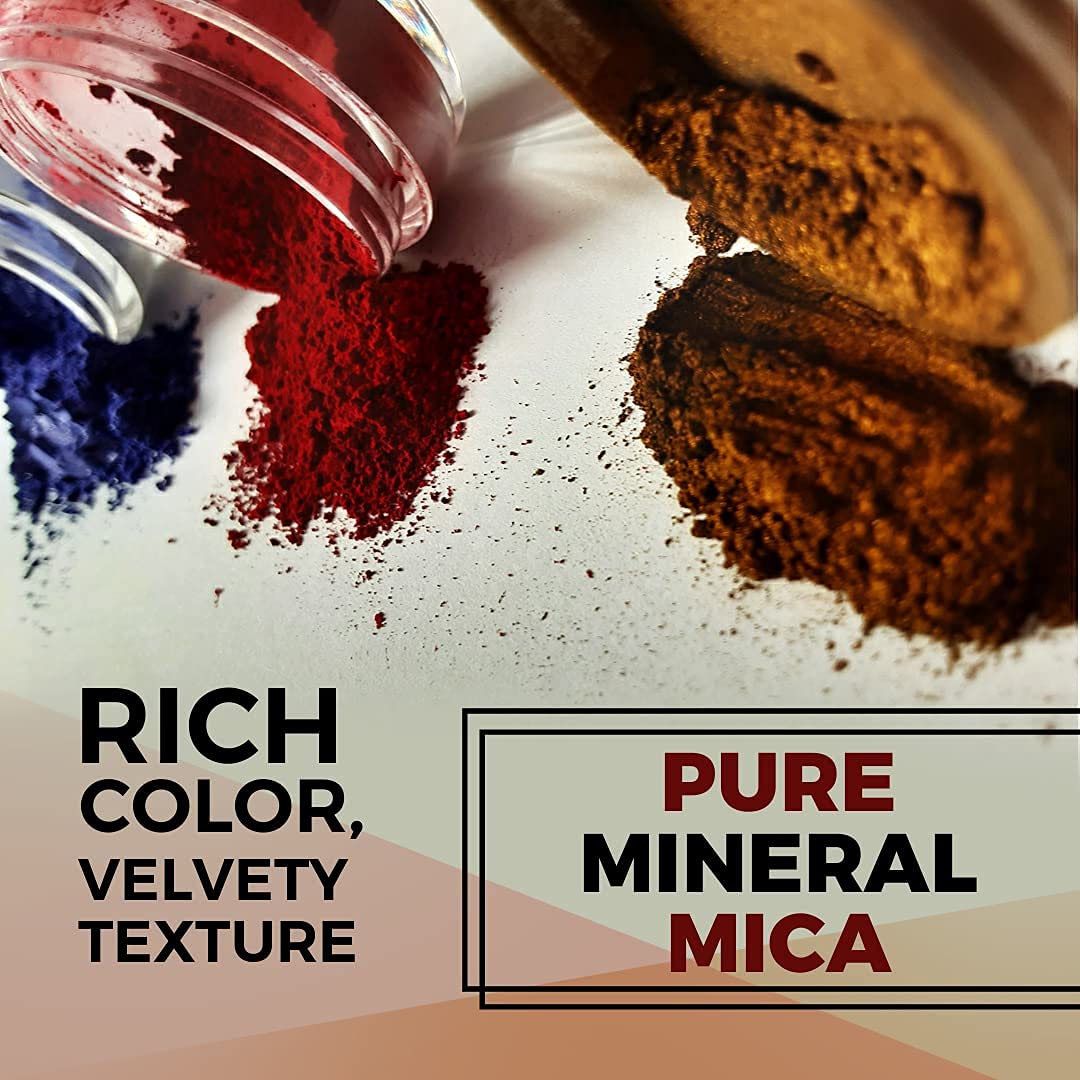 Concrete Minerals Variety Collection, Silky- Smooth and Highly Pigmented Cosmetics, 100% Vegan and Cruelty Free, Loose Mineral Eyeshadow Powder, Handmade in USA (Dark Arts)