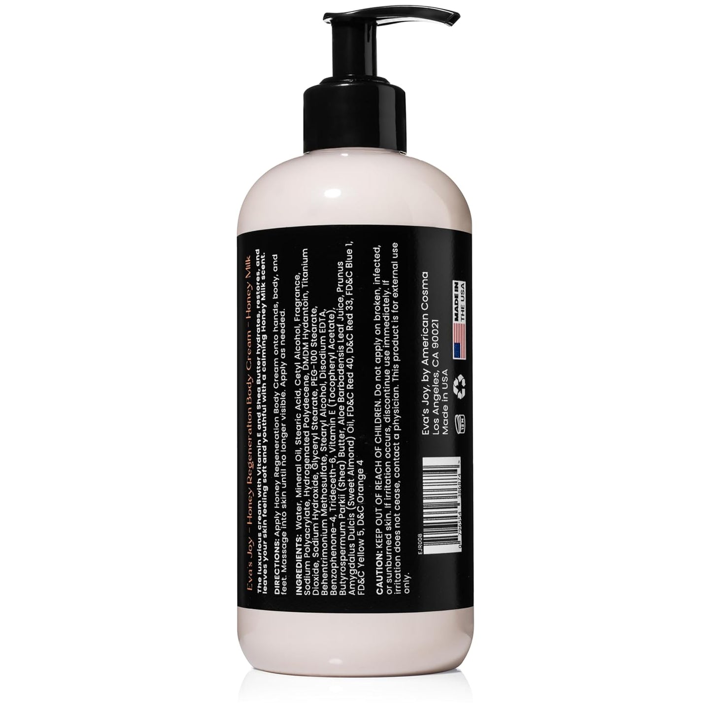 Honey Milk Regeneration Body Cream - Nourishing Moisturizer for Soft, Glowing Skin | 16 oz
