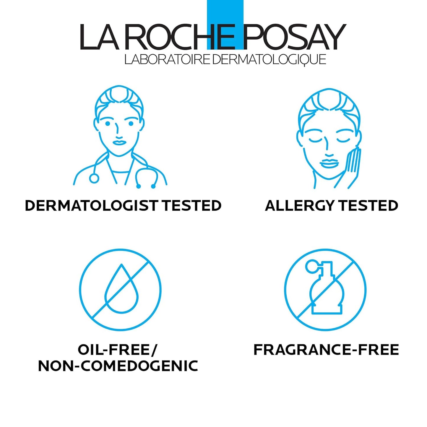 La Roche-Posay Toleriane Face Moisturizer - Ceramide & Niacinamide Cream for All Skin Types | Fragrance-Free Hydration