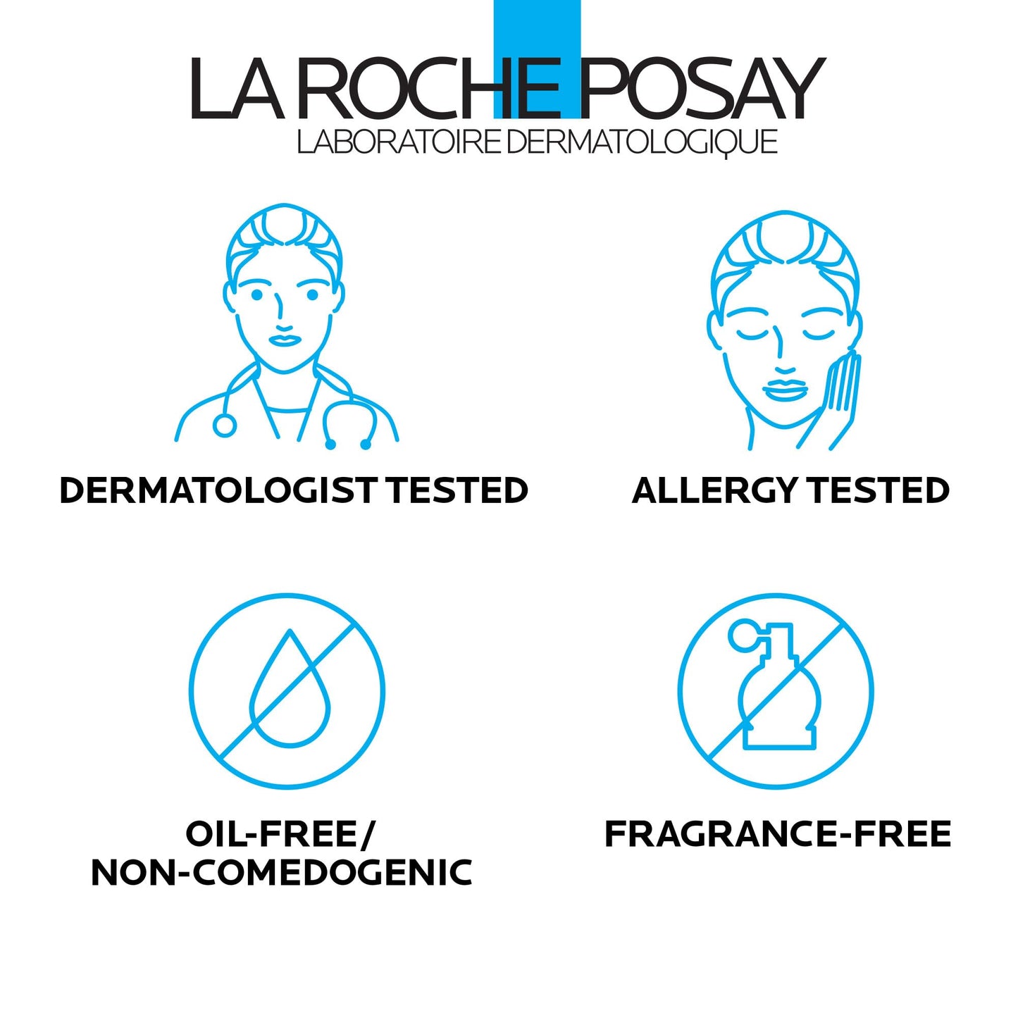 La Roche-Posay Toleriane Hydrating Gentle Face Cleanser, Hydrating With Niacinamide + Ceramides, Daily Face Wash For Dry-Skin To Normal Skin, Sensitive Skin Tested, Fragrance Free, (Pack of 2)
