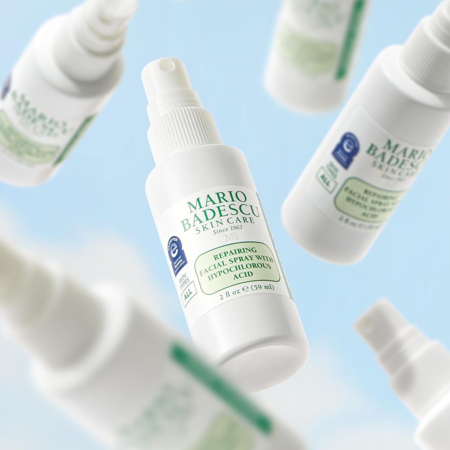 Mario Badescu HOCl Facial Spray – Soothing Hypochlorous Acid for Redness Relief | pH Balancing, Fragrance-Free