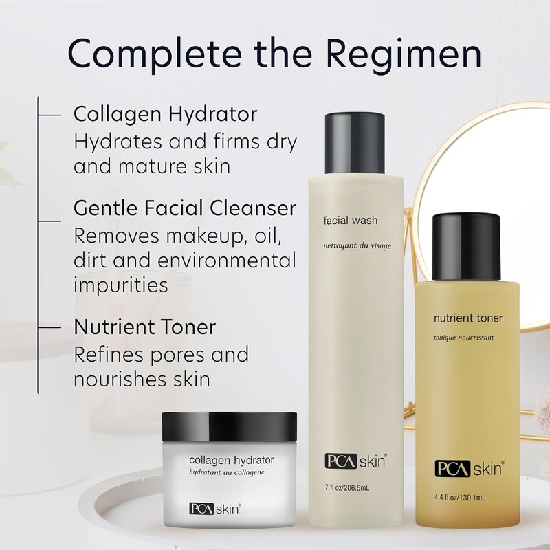PCA SKIN Hydrating Collagen Cream - Firming Night Cream for Dry Mature Skin | Enriched with Shea Butter & Olive Oil