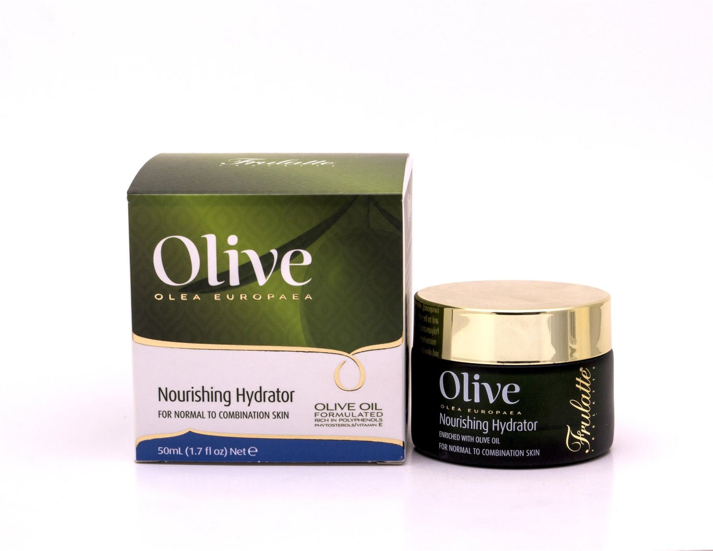 Olive Nourishing Hydrator by Frulatte with Certified Organic Olive Oil for normal to combination skin 1.69 fl oz
