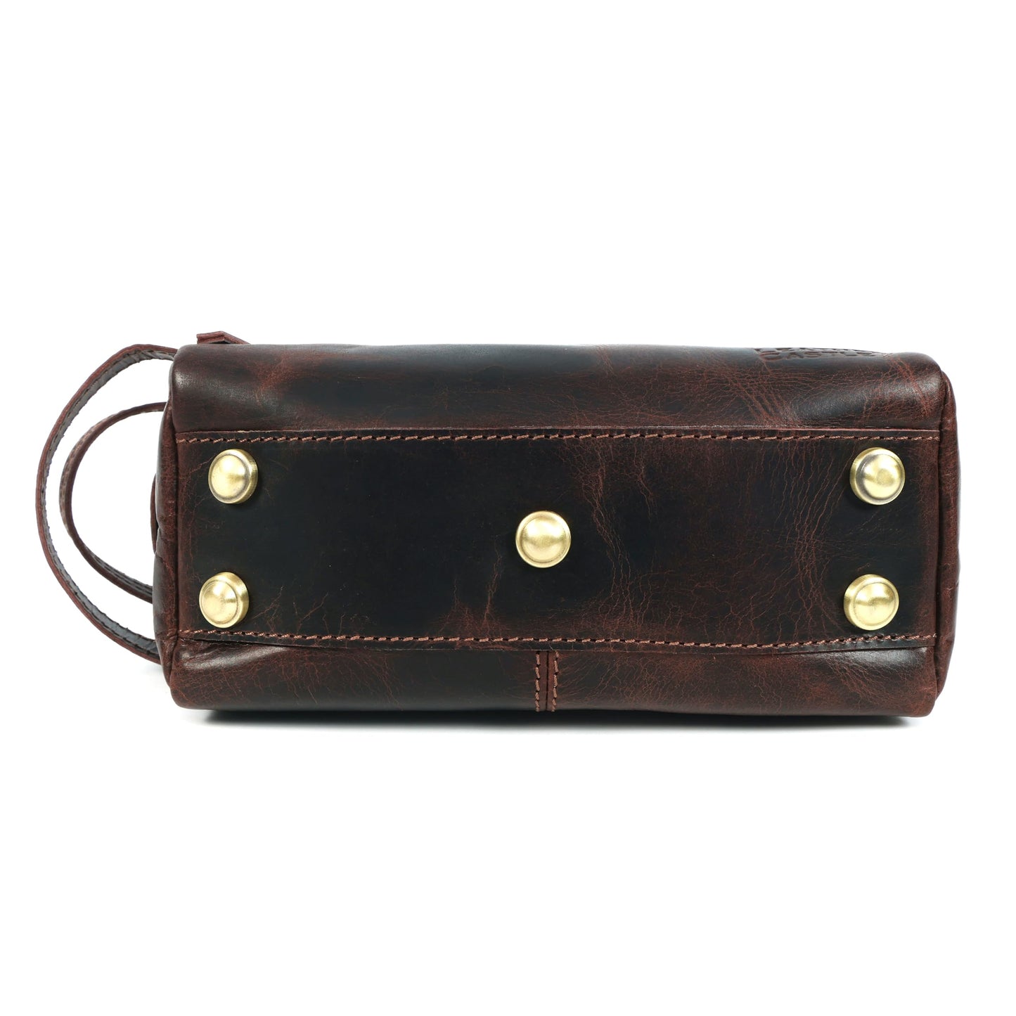 leather castle Toiletry Bag | Leather Dopp Kit for Men & Women – Water-Resistant, Durable & Stylish – Travel Organizer with Multiple Compartments | Grooming Essentials, Shaving & Makeup Pouch (Brown)