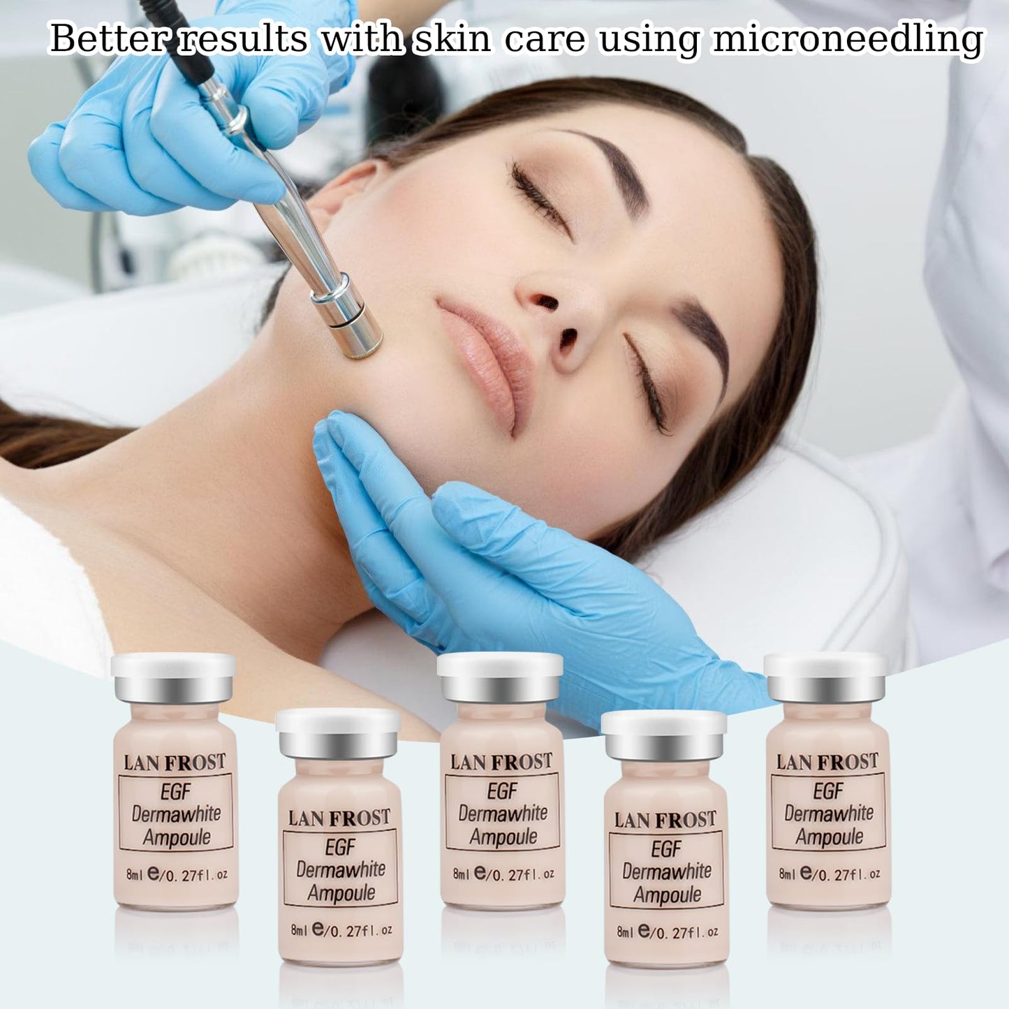 Facial Glow Foundation Serum Starter Kit Combined With Niacinamide and Peptides to Even Skin Tone Hydration Anti-Ageing Foundation Set, 12 Vials #1 Color