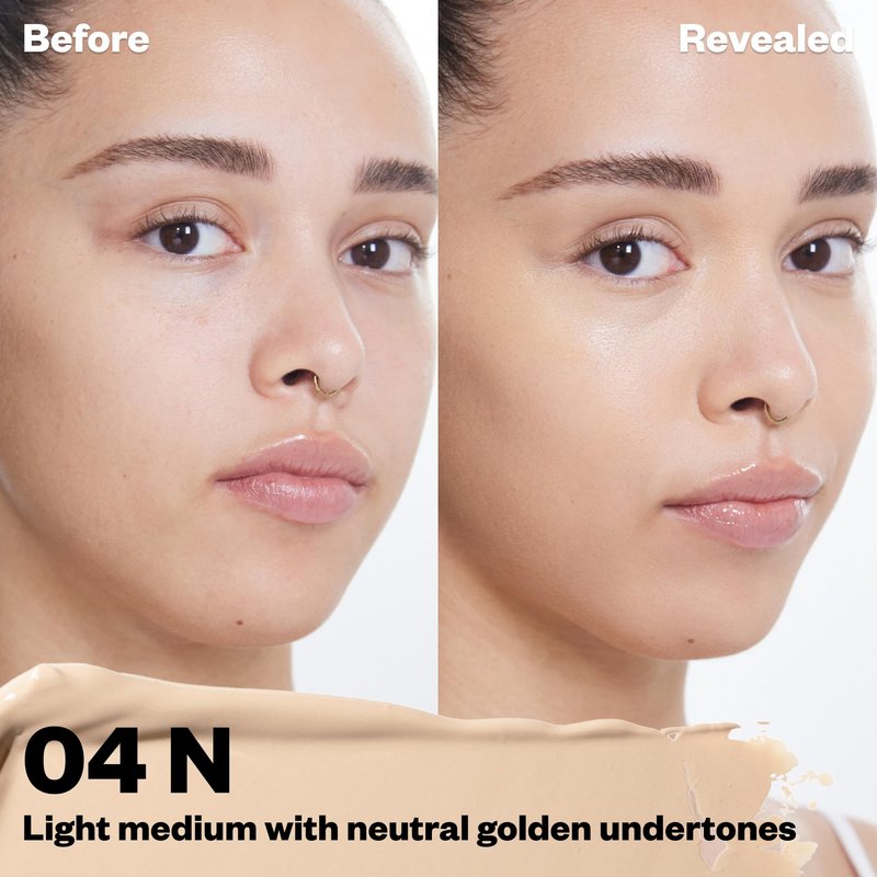 Kosas Revealer Concealer – Medium Coverage Hydrating Under Eye & Face Concealer with Hyaluronic Acid, Tone 04 N