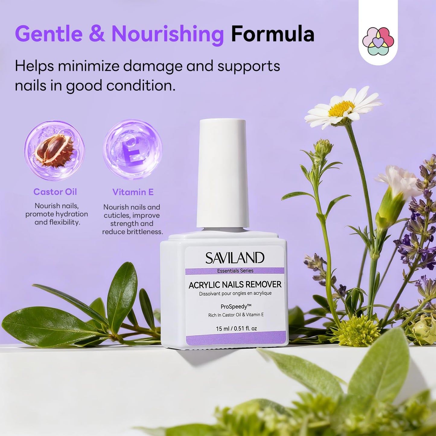 Saviland Acrylic Nail Kit with Everything for Beginners - Acrylic Powder & Liquid Set Nails Tips Glue Gel Kit Gel Nail Polish U V Light for Nails Art for Home DIY