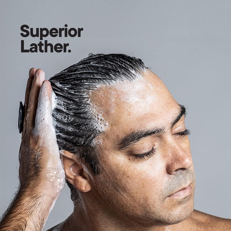Scalp Scrubber - Silicone Exfoliating Hair Scrubber for Men | Bath & Shower Accessory with Grip Technology