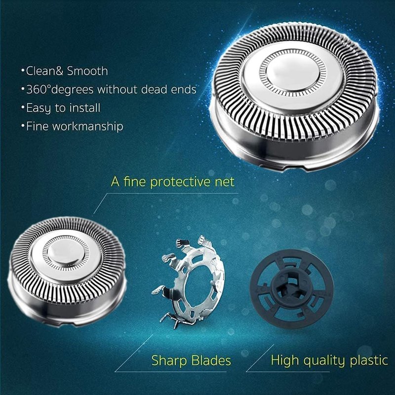 Philips Norelco SH71 Replacement Heads - Durable ComfortCut Blades for Series 7000 & 5000 | Compatible with S7782 & S7788