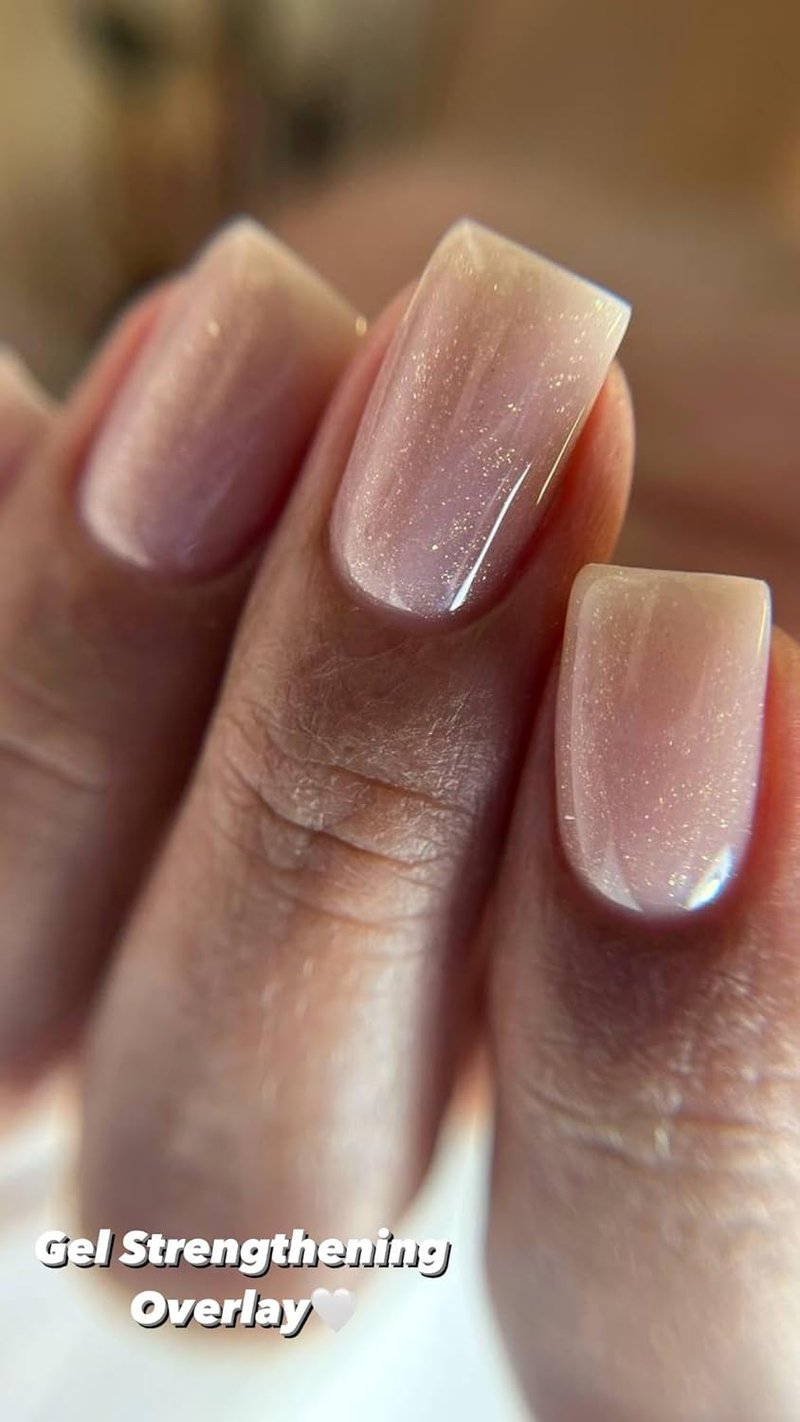 Camouflage Builder Gel for Nail Extension - UV/LED Shimmer Nude Formula | Strong & Durable