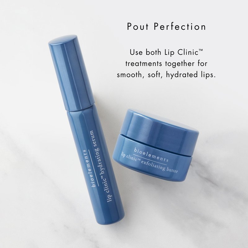 Bioelements Lip Clinic Hydrating Serum - 0.33 fl oz - Moisturize & Hydrate with Shea Butter & Squalane - Vegan, Gluten Free - Never Tested on Animals