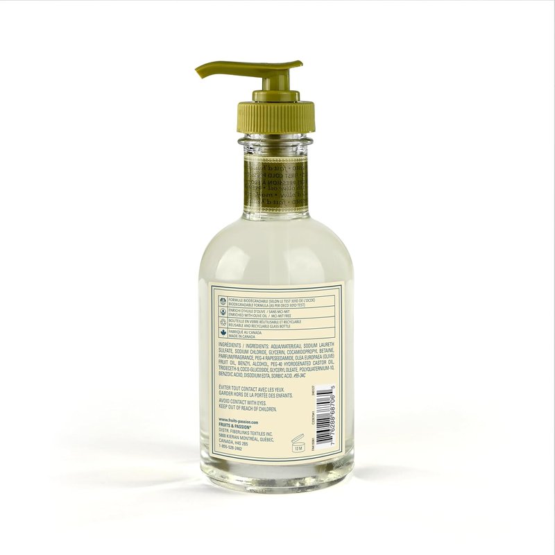 Cucina Hand Soap - Sea Salt & Amalfi Lemon | Olive Oil Enriched, Biodegradable, 6.7 fl oz