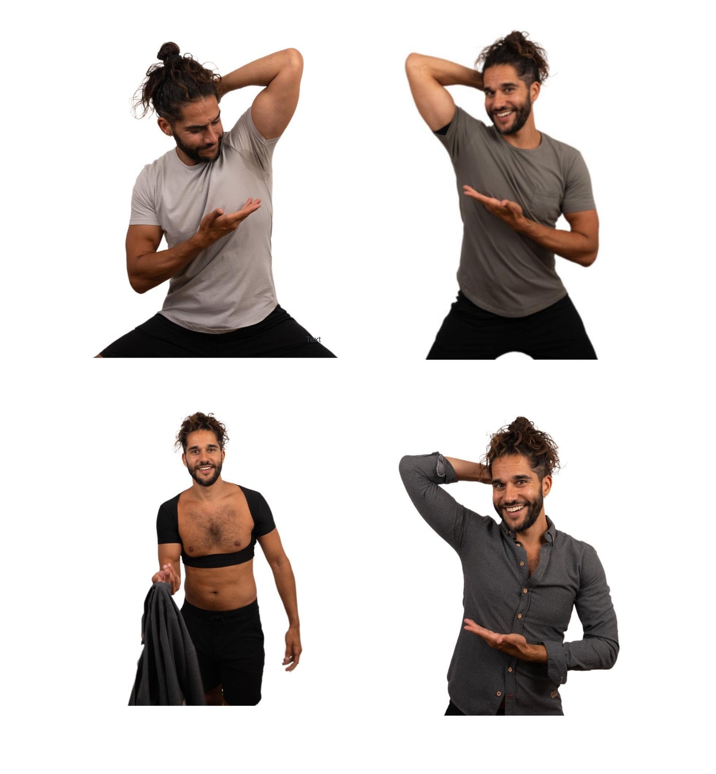 SweatlimitPro Men's Armpit Sweat Vest – High-End, Patented Underarm Protection to Prevent Armpit Sweat Leaks. (White, Large)