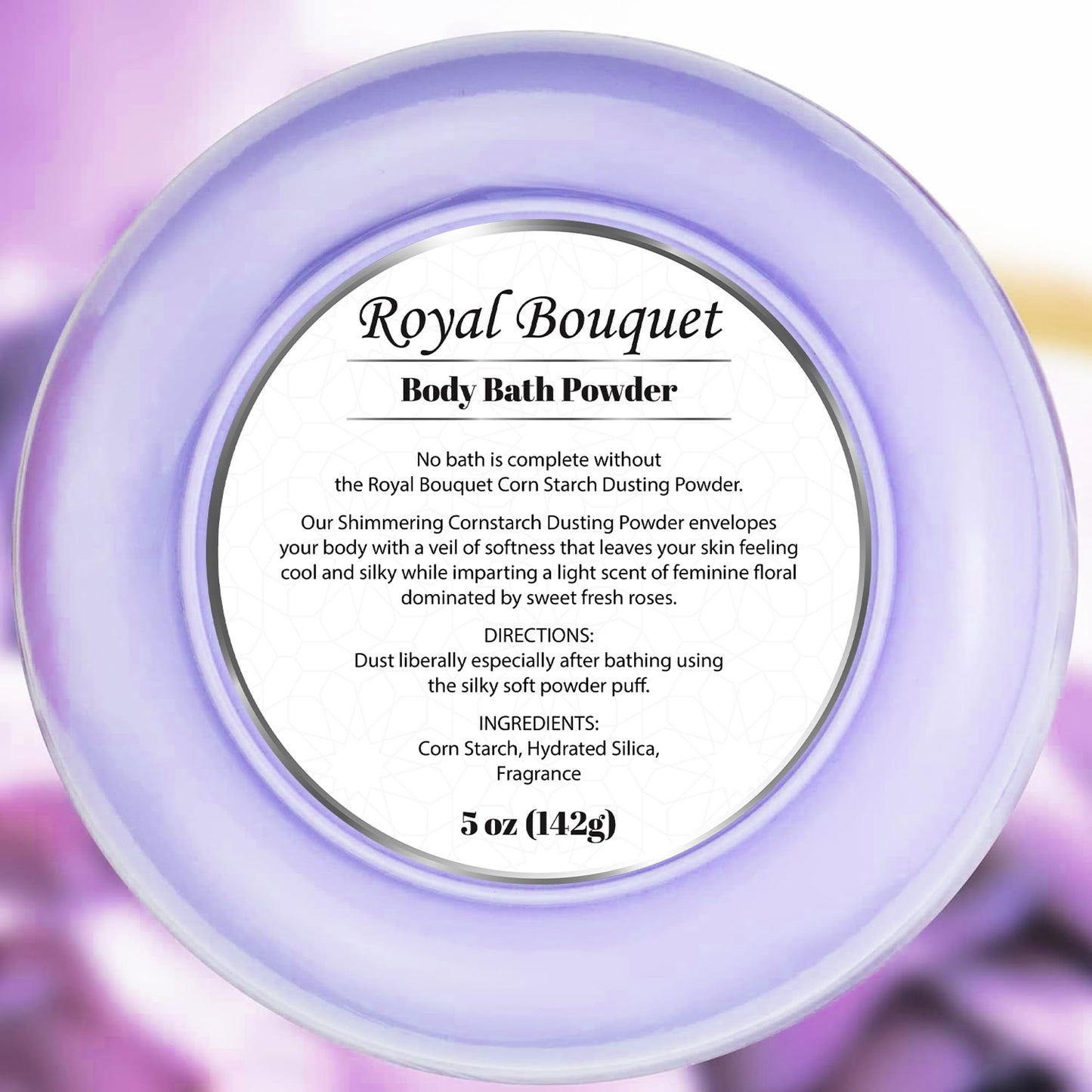 R-NEU Body Powder, Talc-Free Dusting Powder, Royal Bouquet (5 oz)