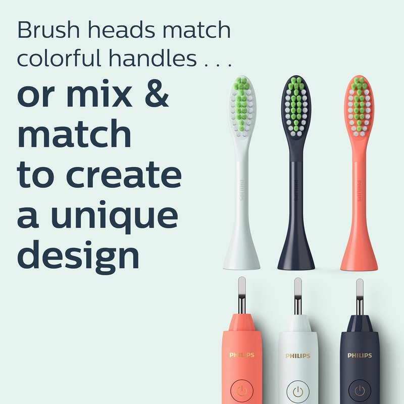 Philips One by Sonicare 2pk Brush Heads, Mint Blue BH1022/03