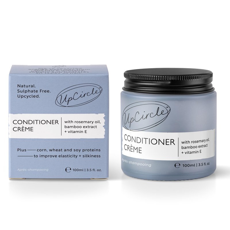 UpCircle Conditioner Crème with Rosemary Oil + Vitamin E – Gentle Formulation To Repair + Protect – Bamboo Extract + Orange Peel – Natural, Vegan + Cruelty-Free