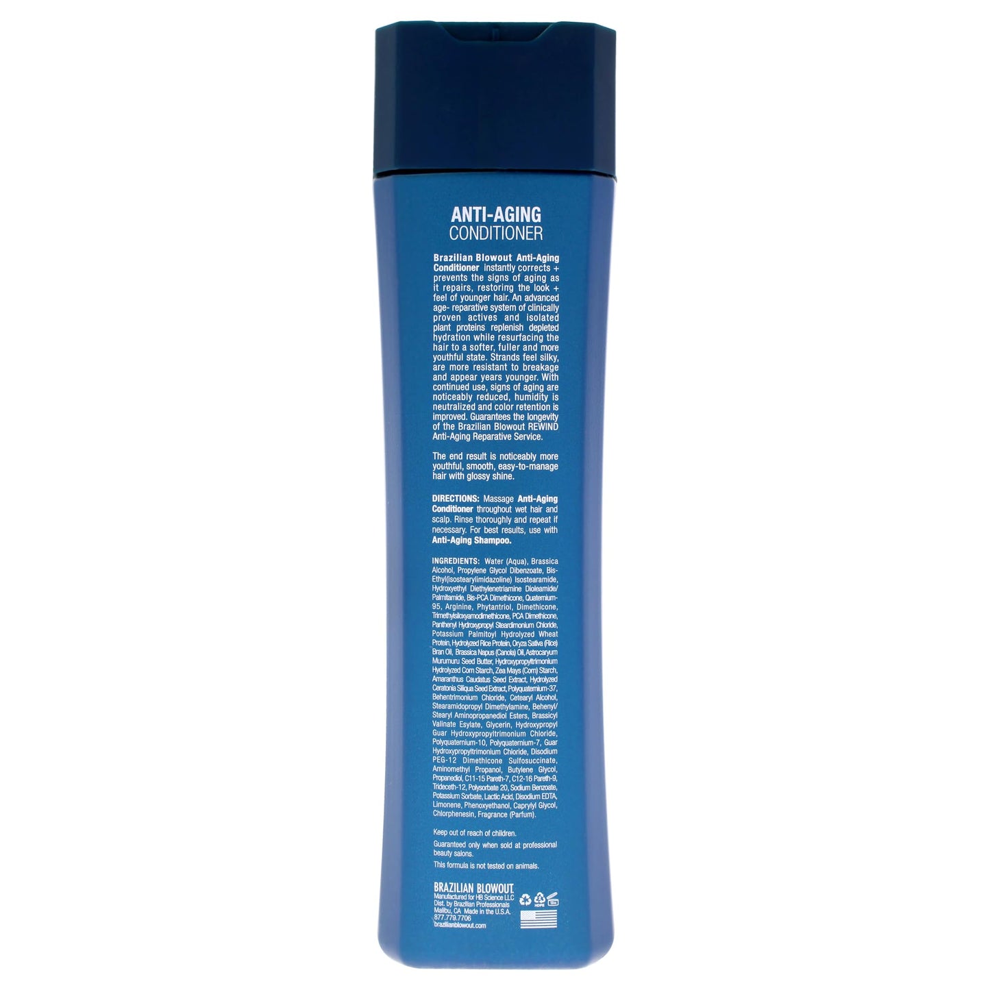 Brazilian Blowout Anti-Aging Conditioner Refreshes Scalp, Boosts Hair Density, Repairs And Hydrates for All Hair Types