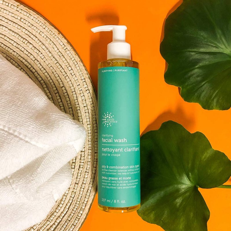 EARTH SCIENCE - Gentle Clarifying Facial Wash For Oily, Combination Skin Types (3pk, 8 fl. oz.)