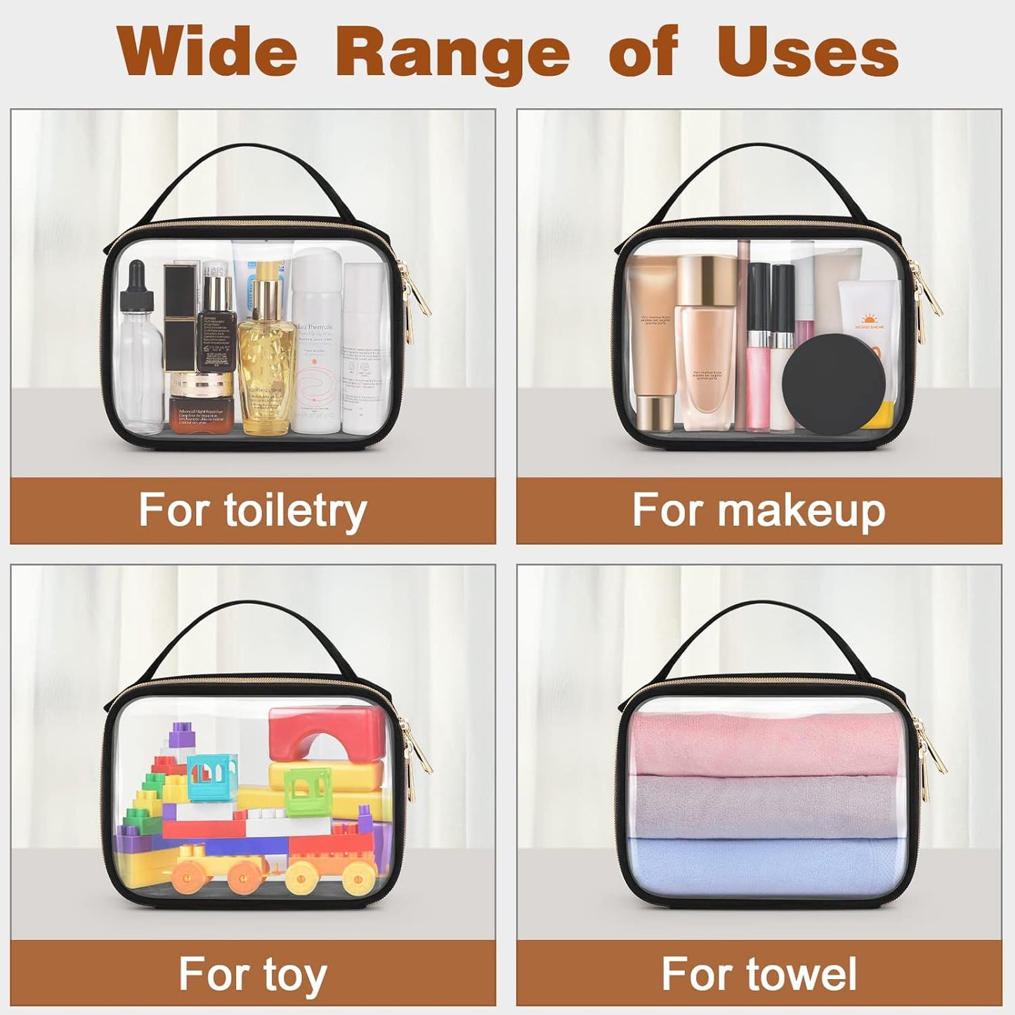 TSA Approved Toiletry Bag - Hanging Travel Organizer with Jewelry Compartment | Large Makeup Bag for Business & Camping