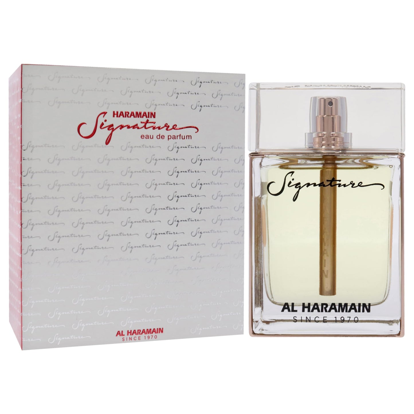 Al Haramain Signature Rose Gold - Perfume for Women - Enchanting and Sophisticated Perfume with Bergamot, Jasmine, Amber Notes - 3.4 oz EDP Spray