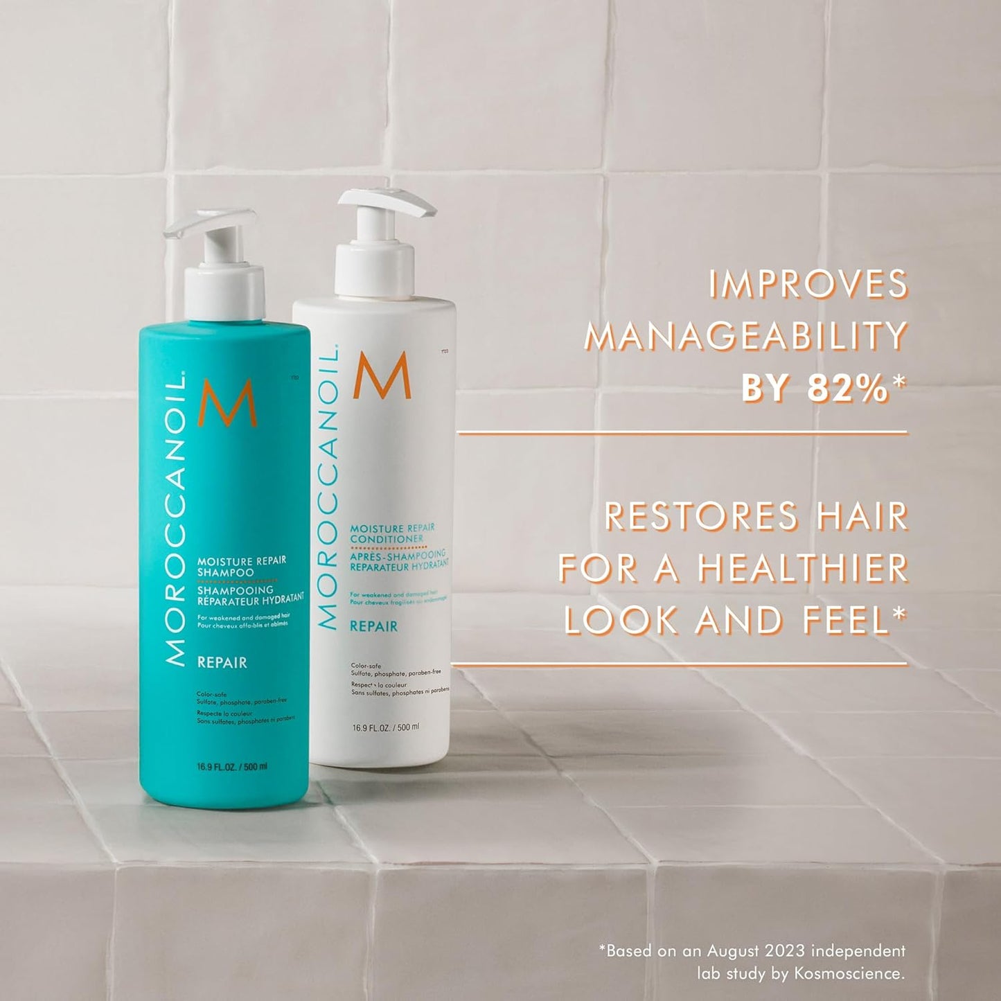 Moroccanoil Shampoo & Conditioner Set - Nourishing Hair Care | 500ml Each