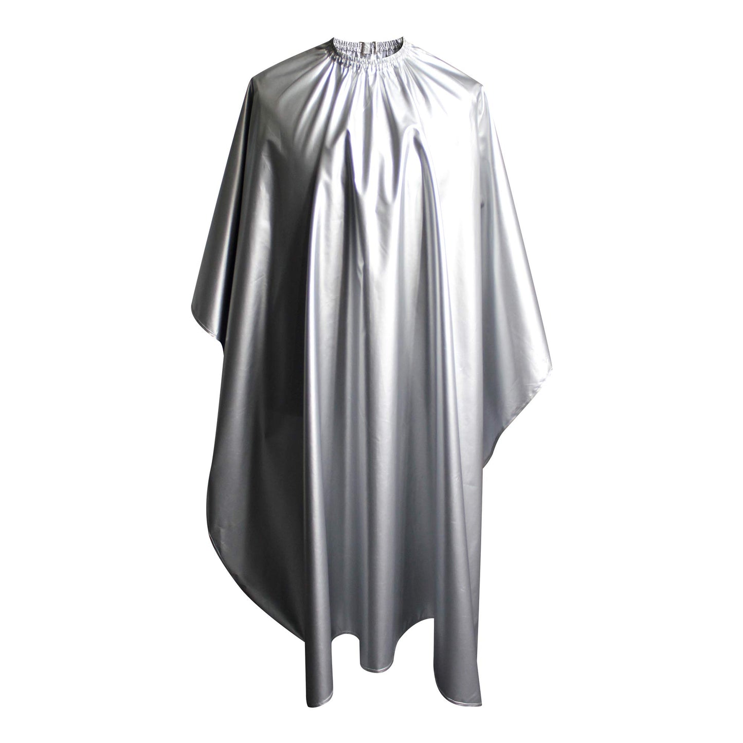 SMARTHAIR Professional Salon Cape Polyester Shampoo & Chemical Resistant Barber Haircut Cape,54”x62”,Silver,C012001B-S