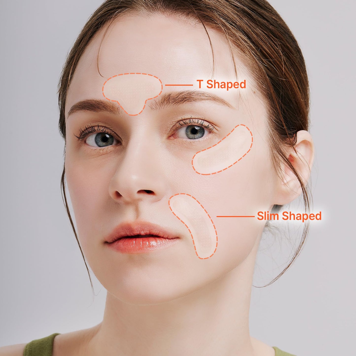Wrinkle Patches ACROPASS RETI-RN Microcone, Deep Wrinkle, PDRN 10,000 ppm, Retinol 3,300 IU/g, Hyaluronic Acid, Anti-Aging (T shape, 4 Count)