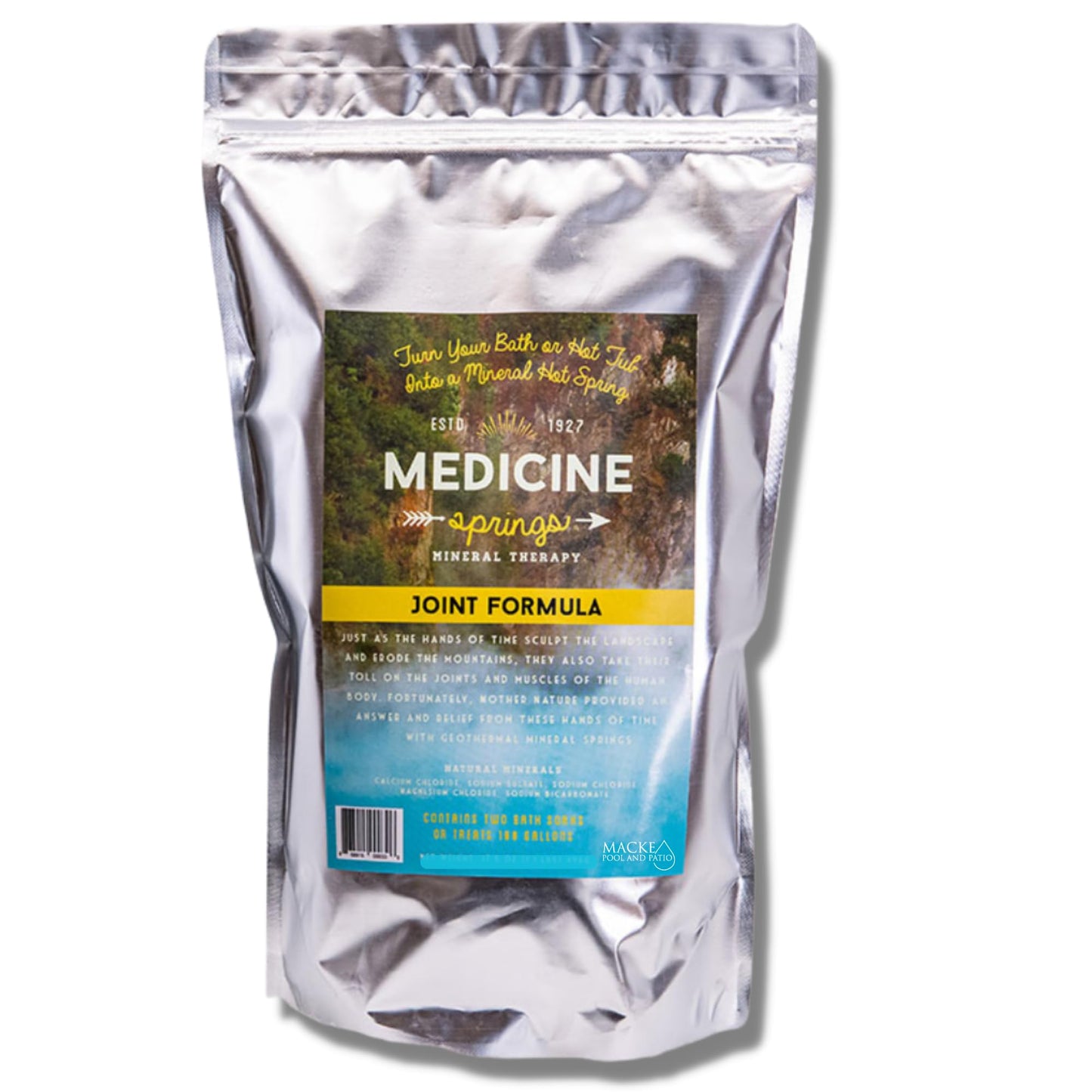 Medicine Springs Bath Tub Mineral Therapy Joint (2 Soaks) Dead sea Minerals hot Spring Soaking Collection for Healing Turn Your Bathtub into a Soaking Mineral Spring -Bath TUB