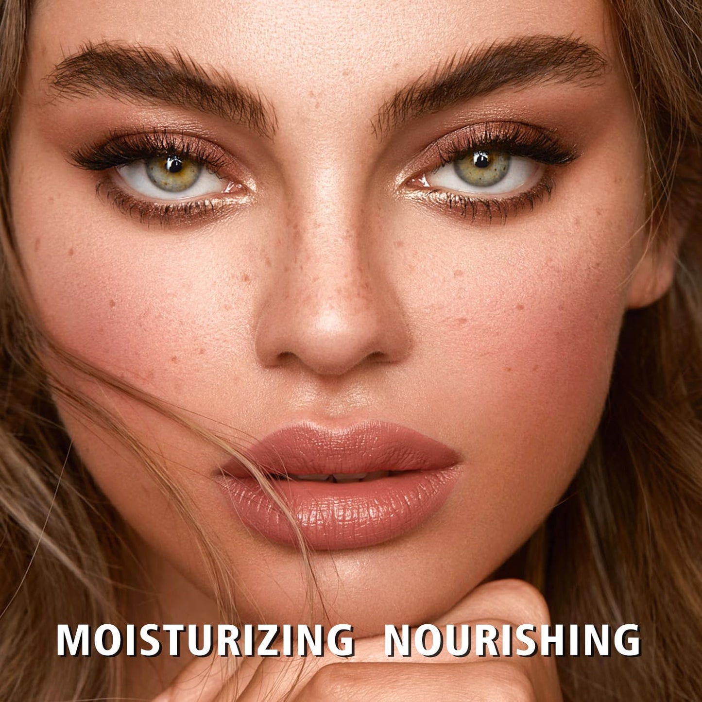 MAKI YIKA Moisture Nude Lipstick for Women Hydrate Tinted Lip Balm for Mother's Day Dry Cracked Lips Sheer Lipstick Lip Tinted Glossy Finish,MA055 Mica Nude