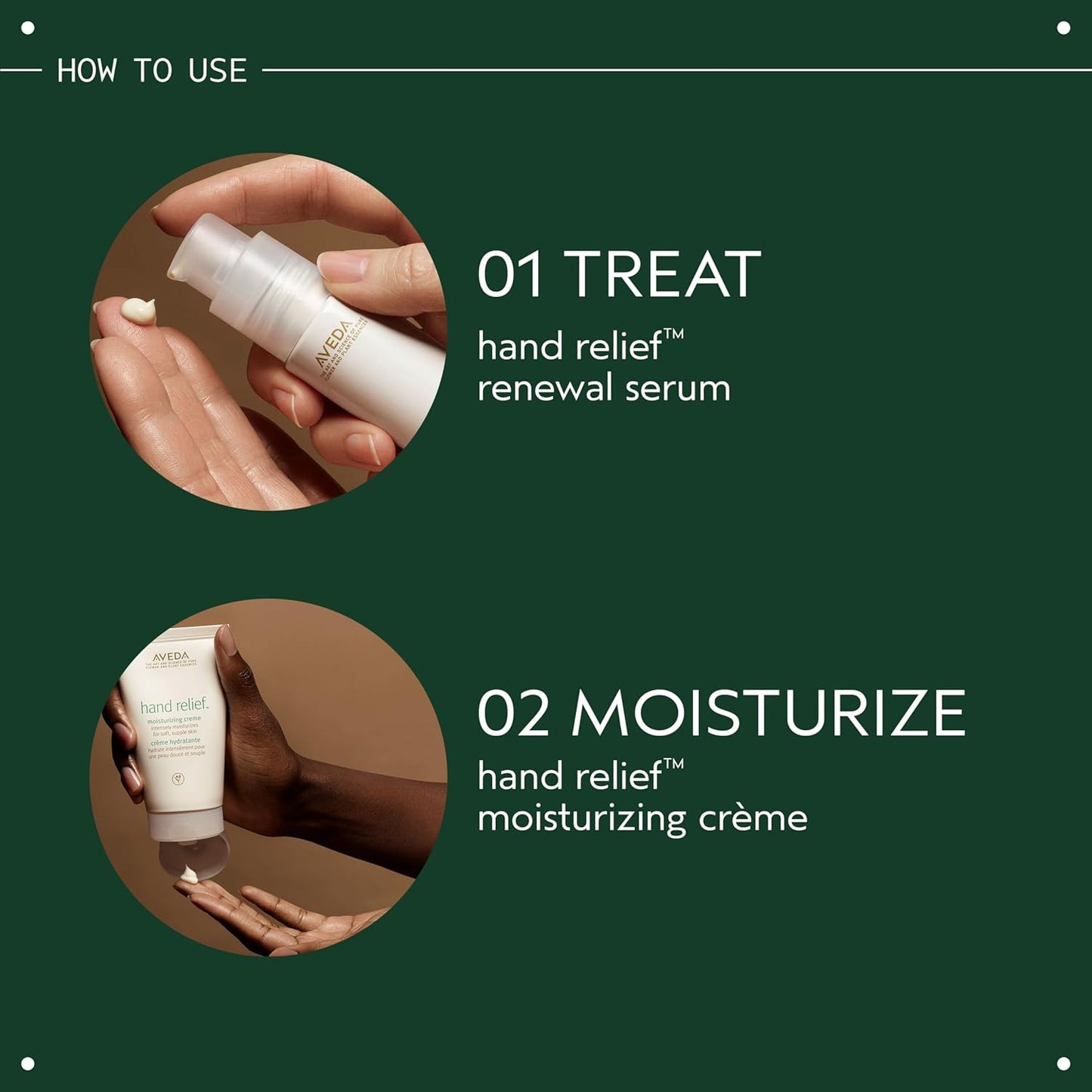 Aveda Hand Relief Moisturizing Creme - Rich Hand Cream with Andiroba Oil | 4.2 Fl Oz (Pack of 2)