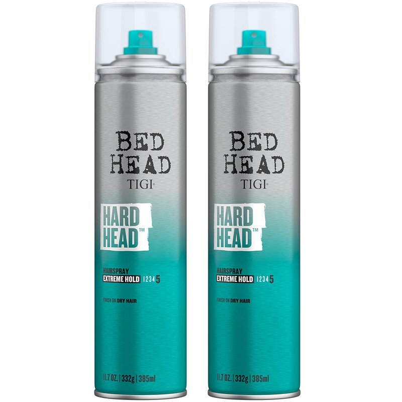 TIGI Bed Hard Head Extra Strong Hold Hair Spray, 10.6 Ounce (Pack of 2)