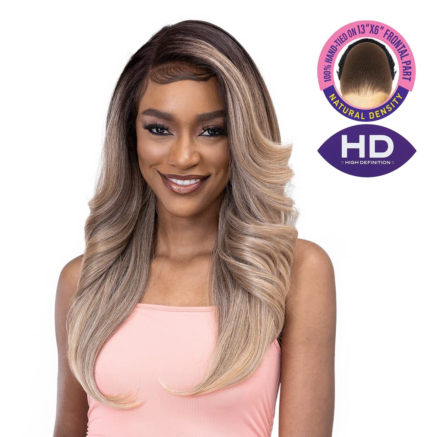 Janet Collection Melt 13x6 Frontal Part Lace Wig - KENDALL (BUTLER SCOTCH)