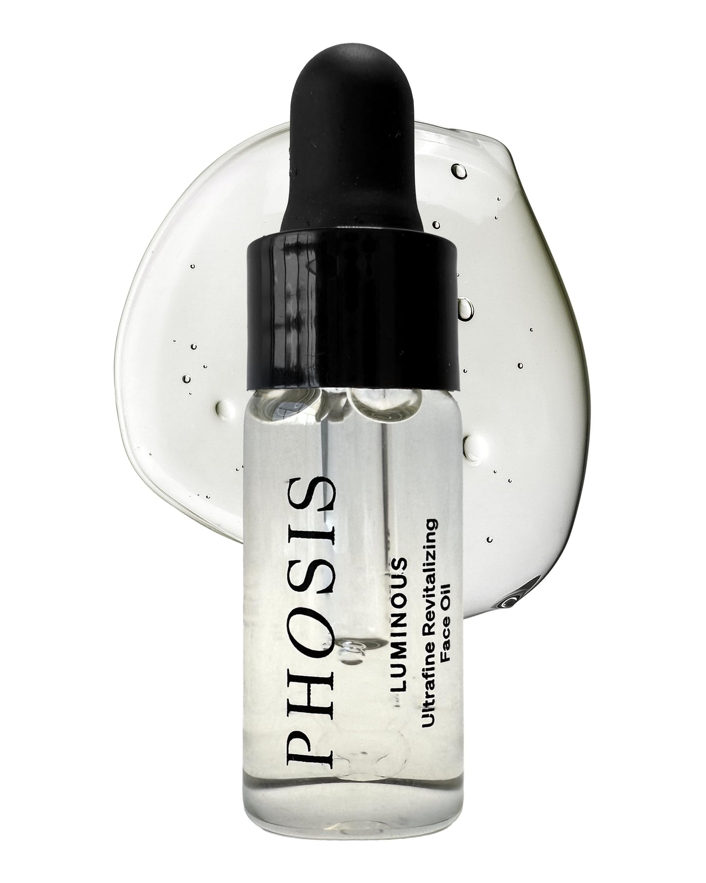 Phosis - Luminous Ultrafine Revitalizing Face Oil for Women – Lightweight Facial Glow Elixir with Sea Buckthorn, Prickly Pear, Pomegranate & Meadowfoam – 3 ml (Trial Size - 3-4 uses per bottle)