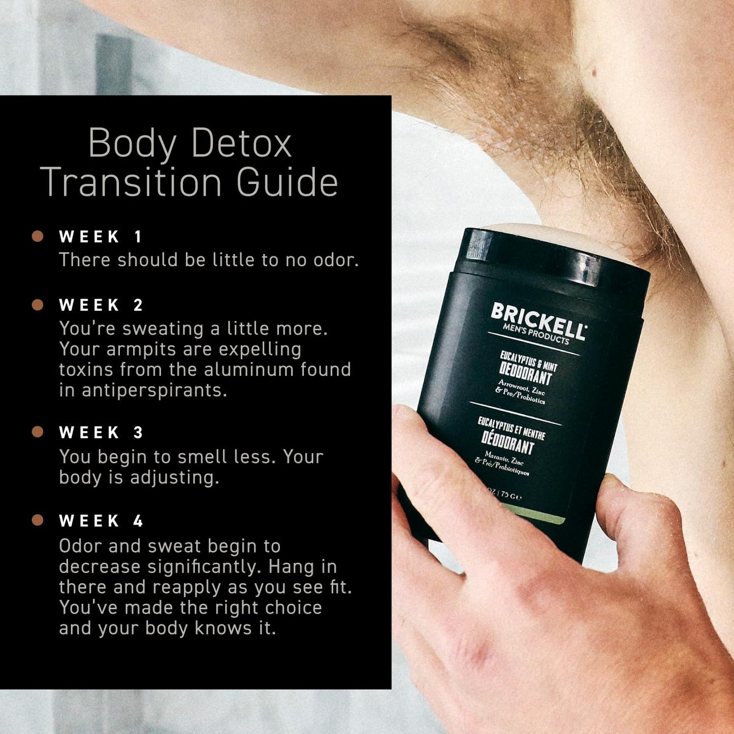 Brickell Men's Products Natural Deodorant For Men