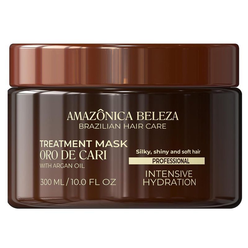 Intensive Hydration Hair Care Kit - Argan Oil & Vitamin E Shampoo, Conditioner & Mask | 10 Oz