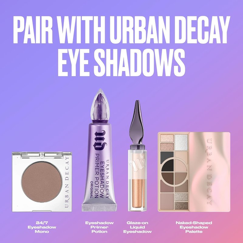 Urban Decay Shimmer Eyeshadow Primer Potion - Champagne Shimmer Eye Primer for Long-Lasting, Crease-Resistant Makeup | Vegan, All Skin Tones