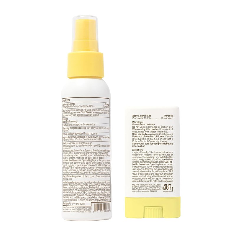 Sun Bum Baby Bum SPF 50 Sunscreen Spray - Mineral UVA/UVB Protection for Sensitive Skin | Travel Size