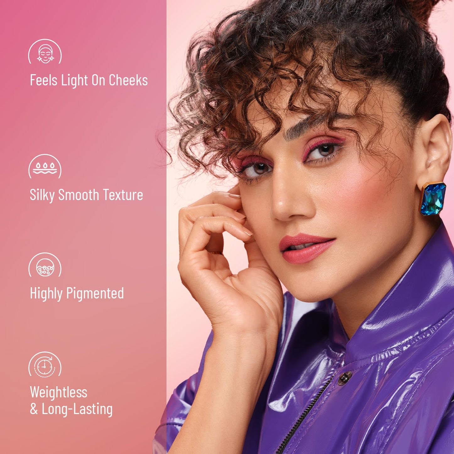 Swiss Beauty SB-802 Professional Blusher Baby Pink