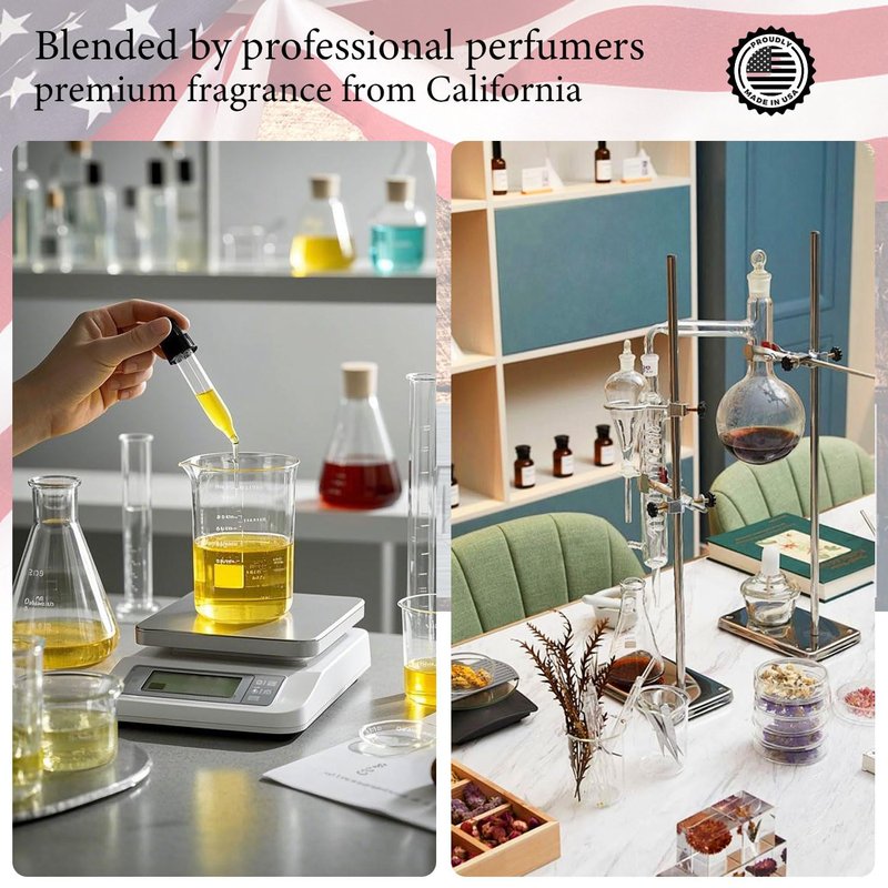 PUREAMOR Pheromone Perfume Set for Women - Long-Lasting Amber Vanilla, Saffron Amber, Woody Citrus & Spicy Sandalwood Fragrances | Travel-Friendly Body Chemistry Cologne