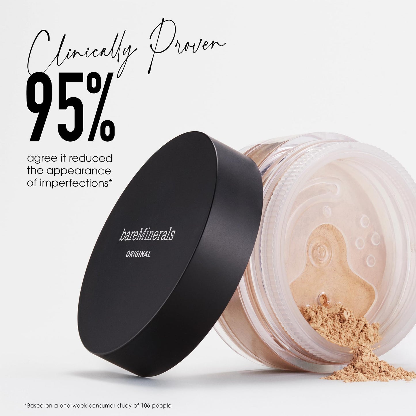 Original Loose Powder Foundation SPF 15, Golden Medium 14, Vegan, Cruelty-Free & Dermatologist-Tested