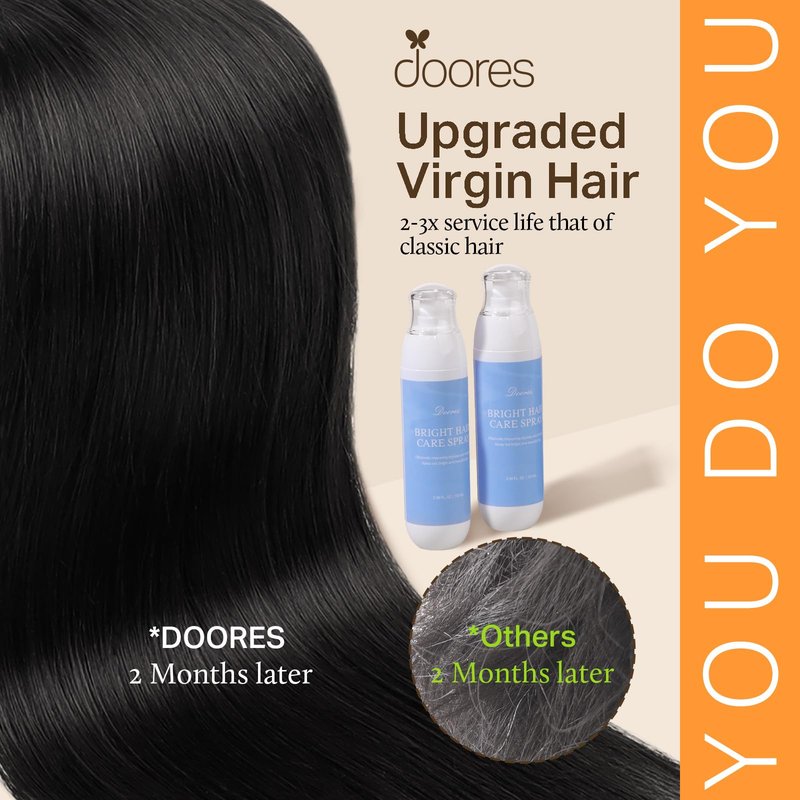 DOORES Hair Extensions Clip in Human Hair Jet Black 18 Inch 7pcs 120g Clip in Real Human Hair Extensions Natural Straight Remy Hair Extensions