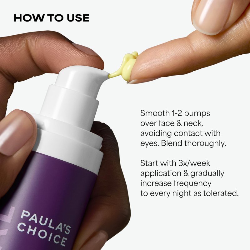 Paula’s Choice Pro Retinaldehyde Dual-Retinoid Advanced Treatment, High Potency Anti-Aging Serum for Breakout-Prone Skin, Radiance & Rough, Bumpy Texture, Fragrance-Free, 0.17 Fl. Oz.