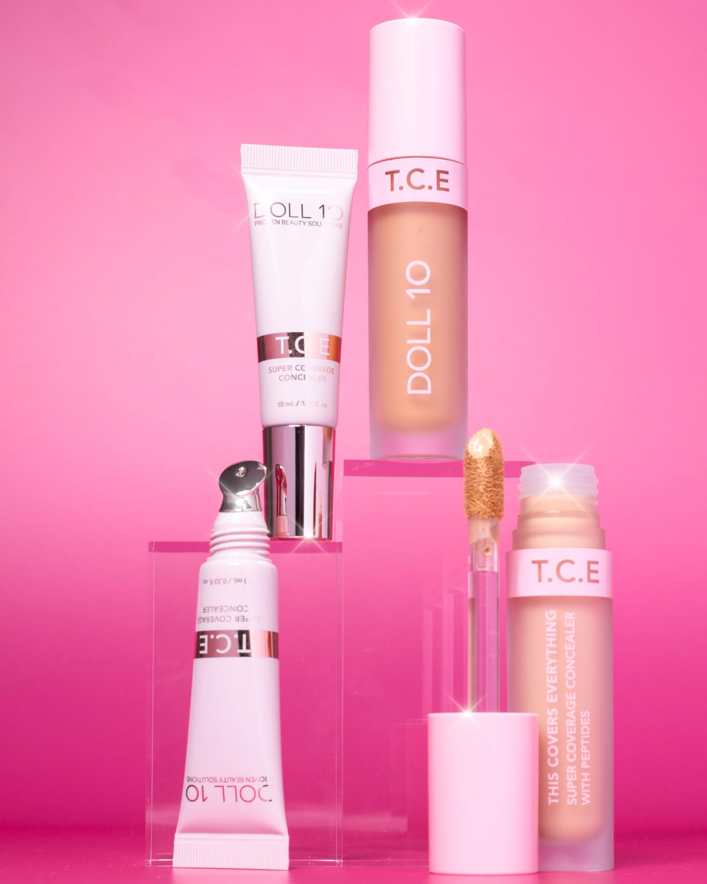 T.C.E This Covers Everything Super Coverage Concealer With Peptides (Light/Medium, 0.33 oz)